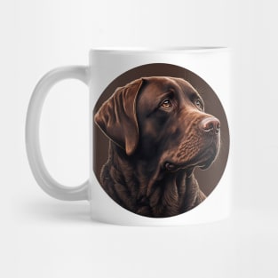 Chocolate Labrador Retriever Mug